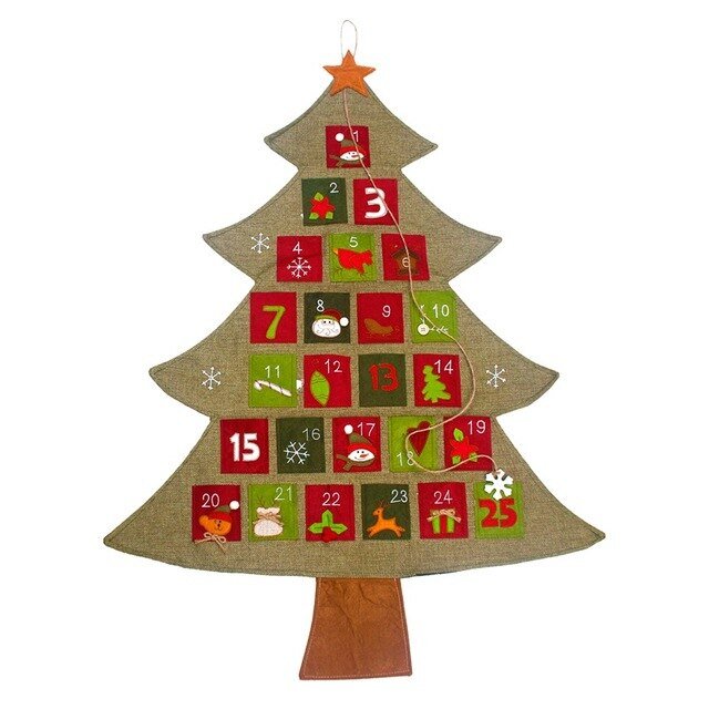 Christmas Advent Calendars | Wall hanging Advent Calendars | Gnome Christmas Date Blocks - ThingsThatMakeSense