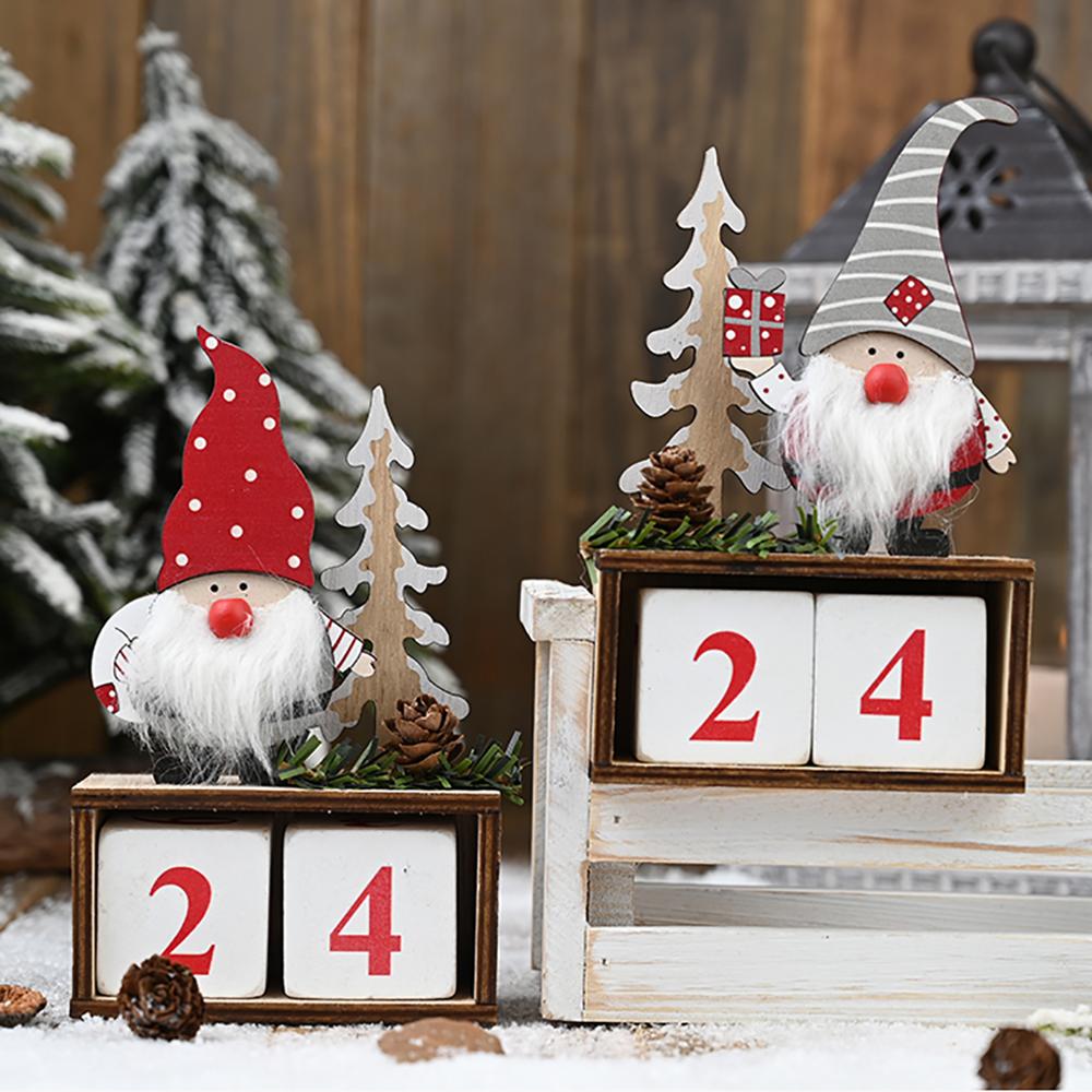 Christmas Advent Calendars | Wall hanging Advent Calendars | Gnome Christmas Date Blocks - ThingsThatMakeSense