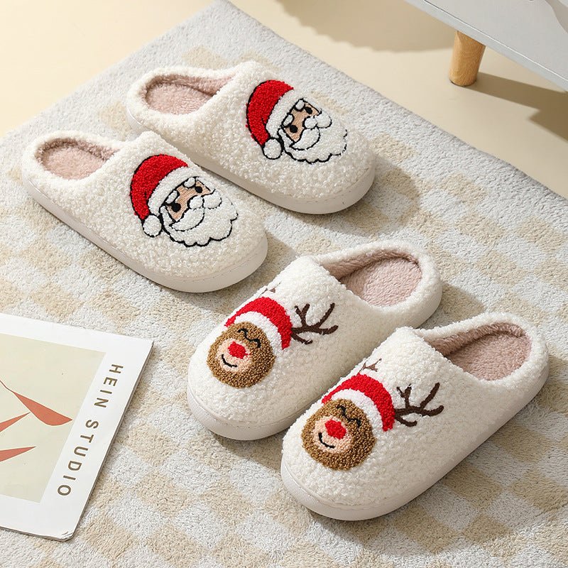 Christmas Slippers | Santa Claus | Reindeer | Gingerbread Man | Christmas Tree | Fox - ThingsThatMakeSense