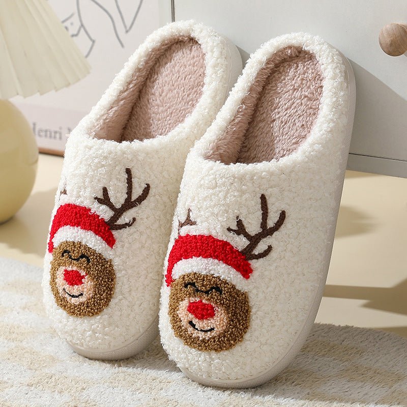 Christmas Slippers | Santa Claus | Reindeer | Gingerbread Man | Christmas Tree | Fox - ThingsThatMakeSense