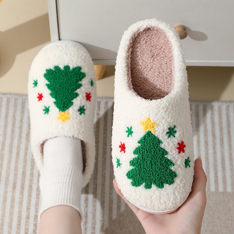 Christmas Slippers | Santa Claus | Reindeer | Gingerbread Man | Christmas Tree | Fox - ThingsThatMakeSense