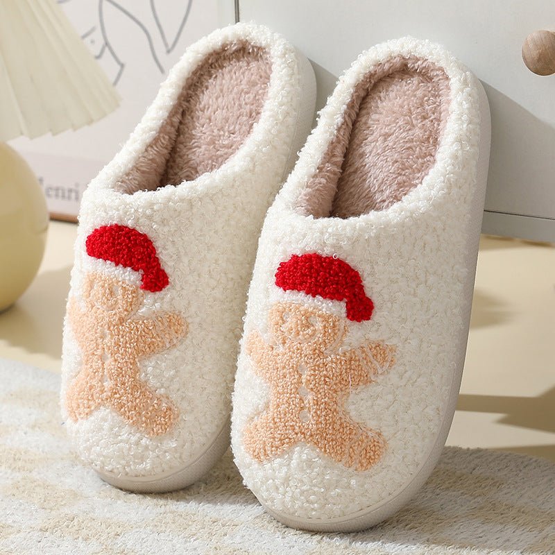 Christmas Slippers | Santa Claus | Reindeer | Gingerbread Man | Christmas Tree | Fox - ThingsThatMakeSense