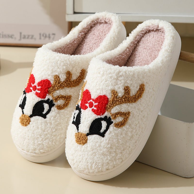 Christmas Slippers | Santa Claus | Reindeer | Gingerbread Man | Christmas Tree | Fox - ThingsThatMakeSense