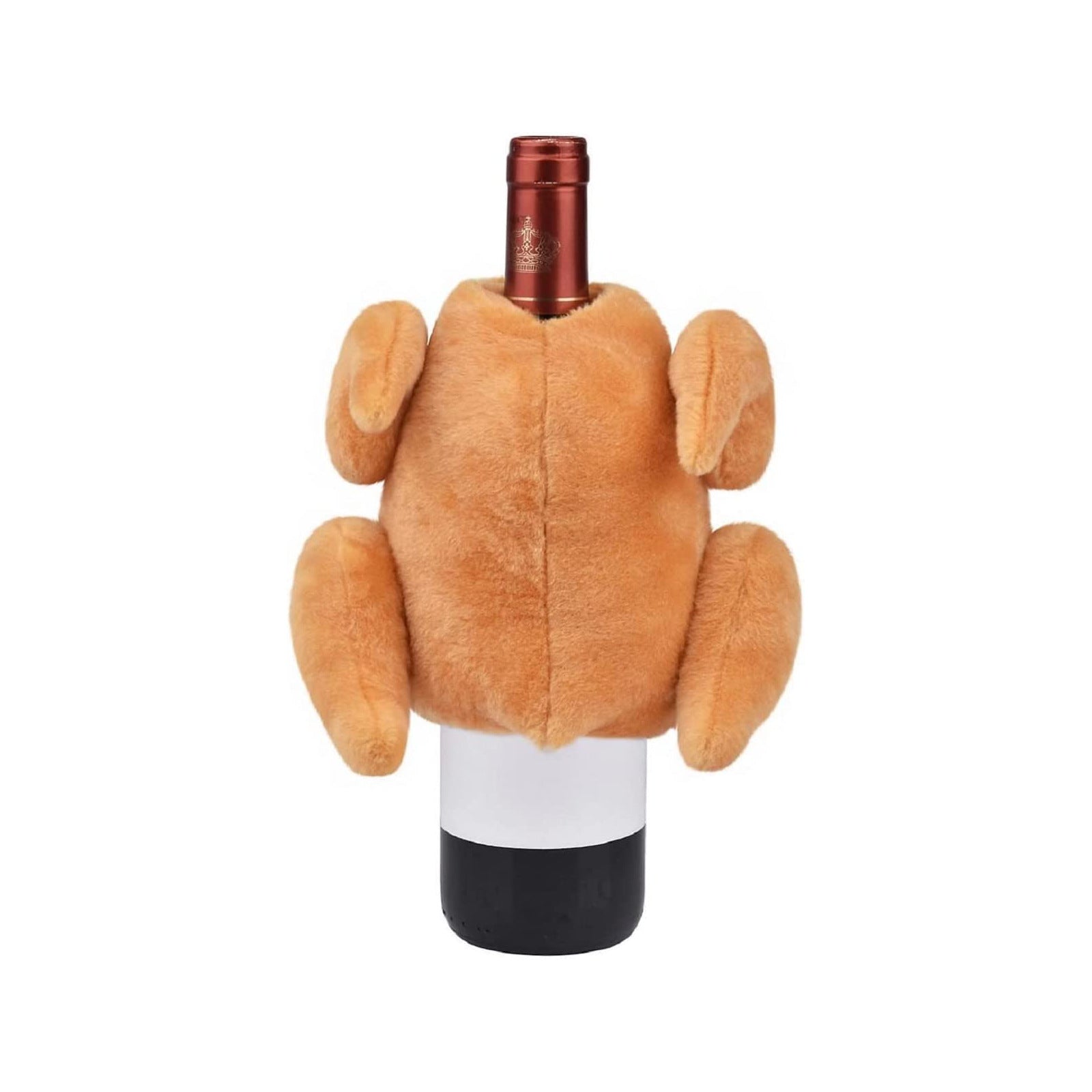 Thanksgiving Turkey Wine Bottle Cover | Funny Wine Bottle Holder - ThingsThatMakeSense